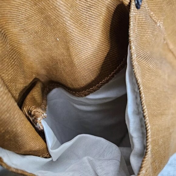 AKADEMIKS 38/34 Mens Copper Vintage Hip Hop 90s Y2K Streetwear Pants - Picture 6 of 7